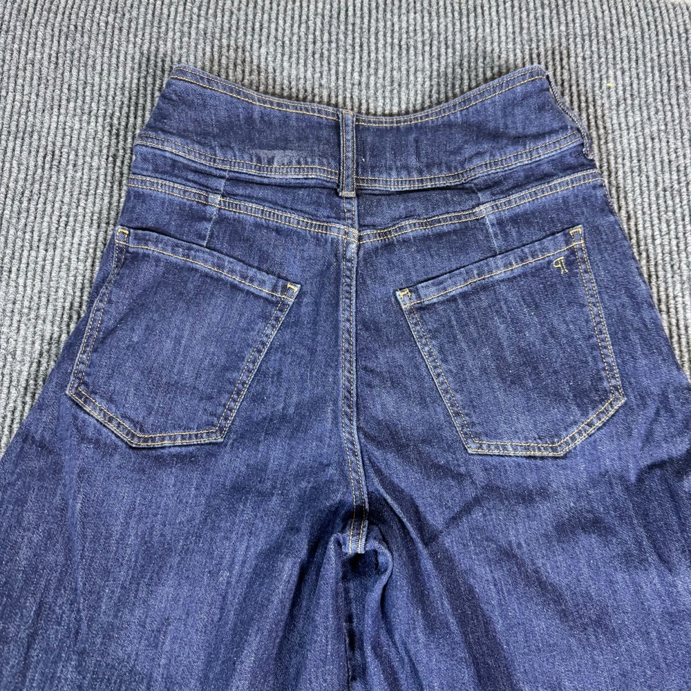 Pilcro Anthropologie Super Ultra Wide Leg Baggy Jeans Flare 29 29x28 High Rise - Picture 12 of 12
